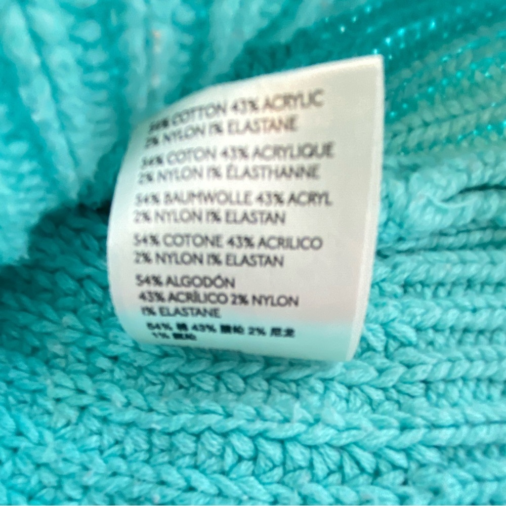 Free People Slouchy Sweater Women’s Small Mint Green Oversized - Picture 4 of 8